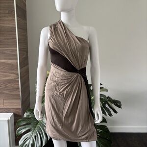 Philosophy di Alberta Ferretti Dress Brown Cocktail Sz 4 US NWT❤️